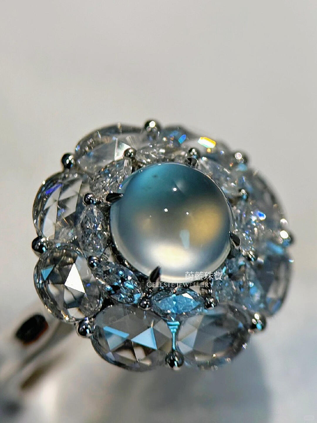 The Water and Clarity of a Glass-Cabochon Jade Ring