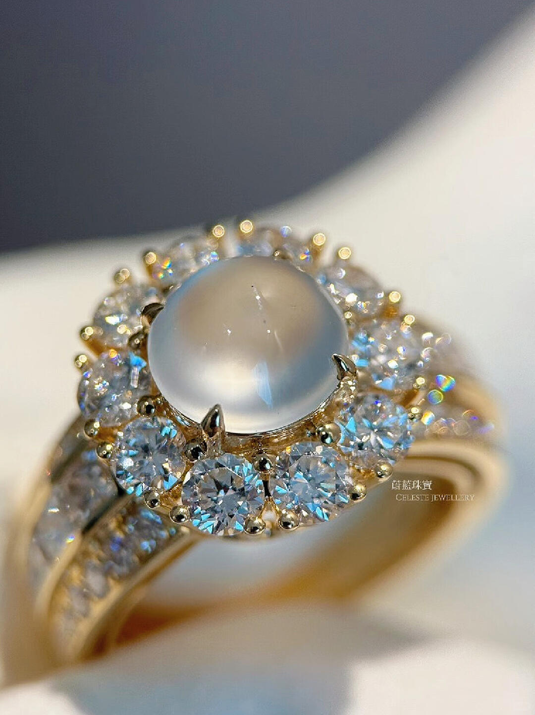Never Underestimate the Power of a White Cabochon Ring