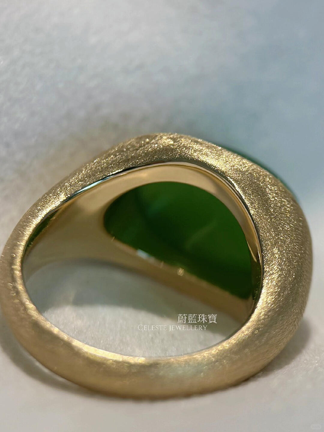 Apple-Green Jade Does Not Suit K Yellow? Nonsense Ring