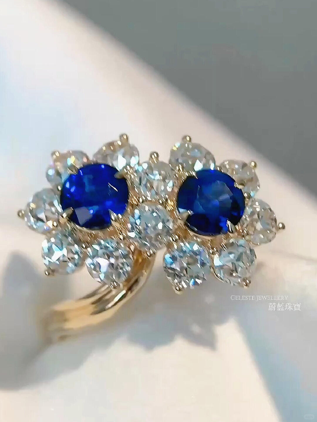 A Twin Flower That Has Blossomed for a Thousand Years Ring