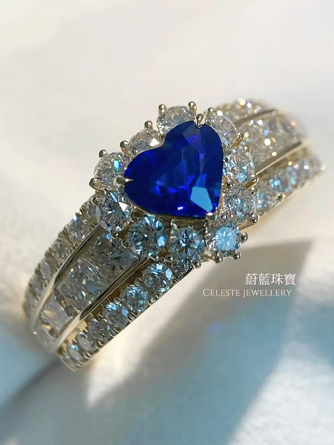 The Stark Contrast of Red-and-Blue: Which One Would You Pick Ring