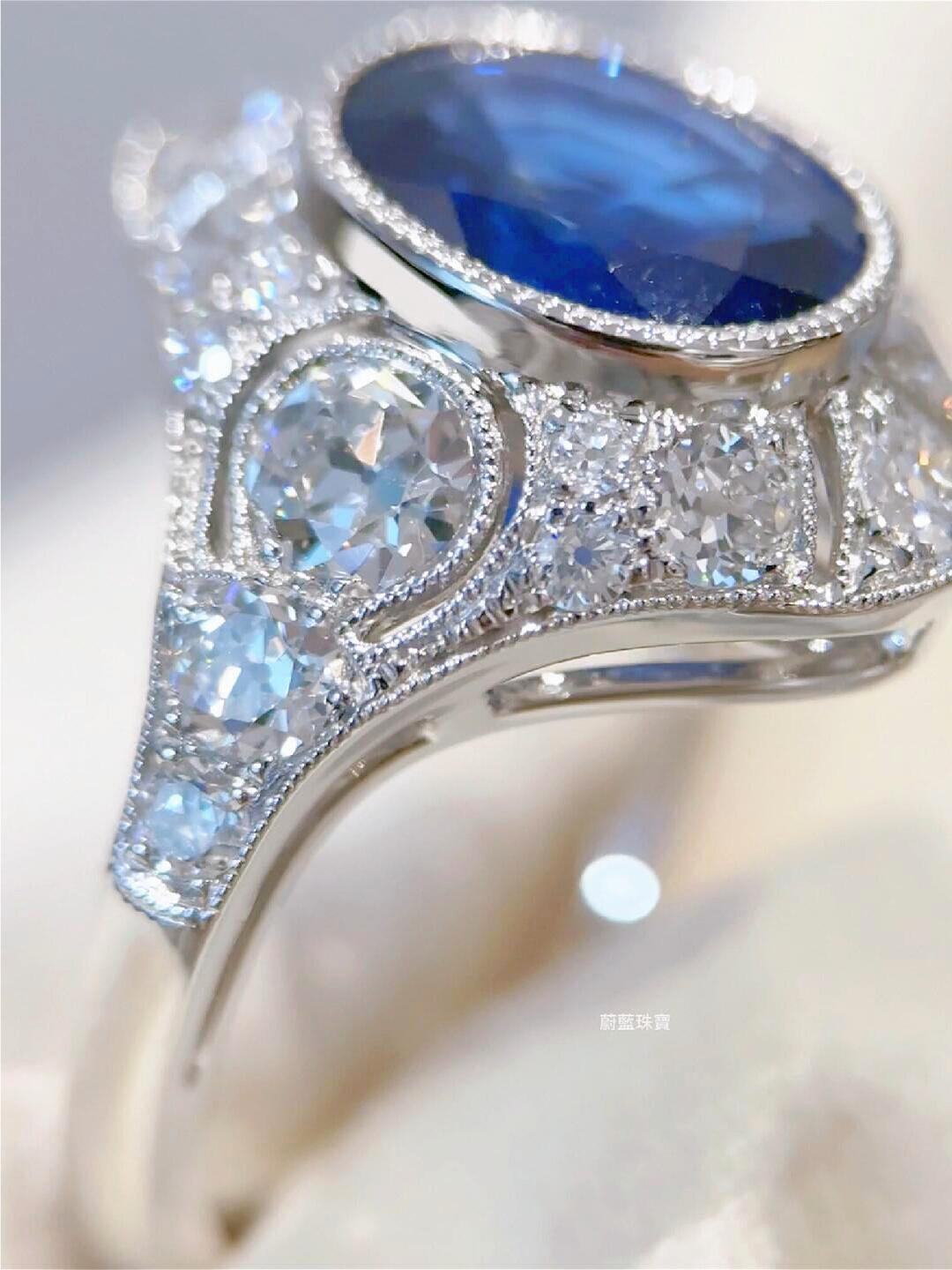 The Gentle Hostage of a Sapphire Ring