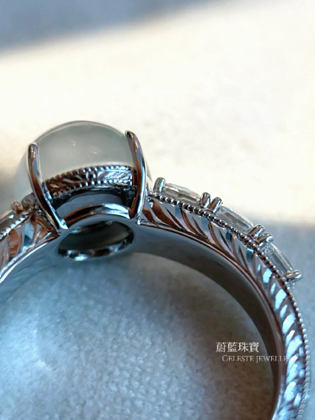 The Retro Chinese Spirit of Old-Cut Diamonds Ring