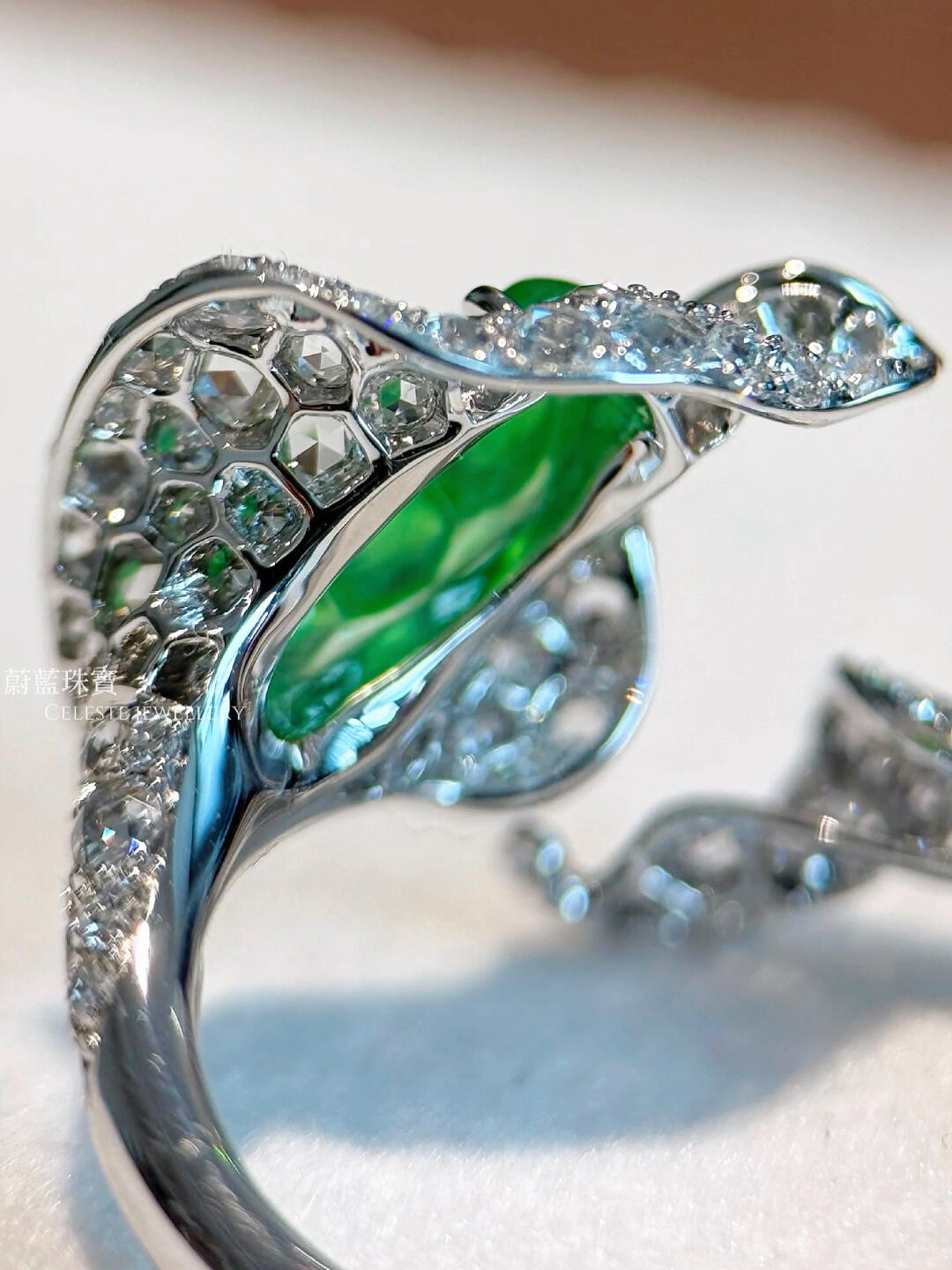 Jadeite Lucky Bean Ring