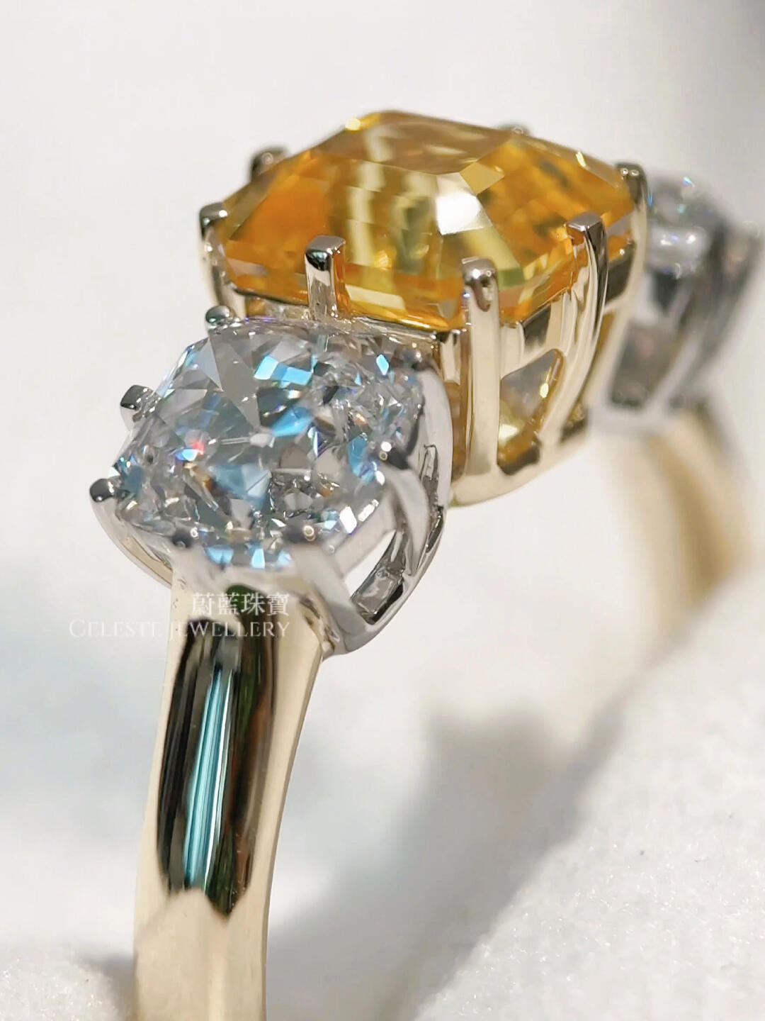 Yellow Sapphire Ring with a High-End Feel