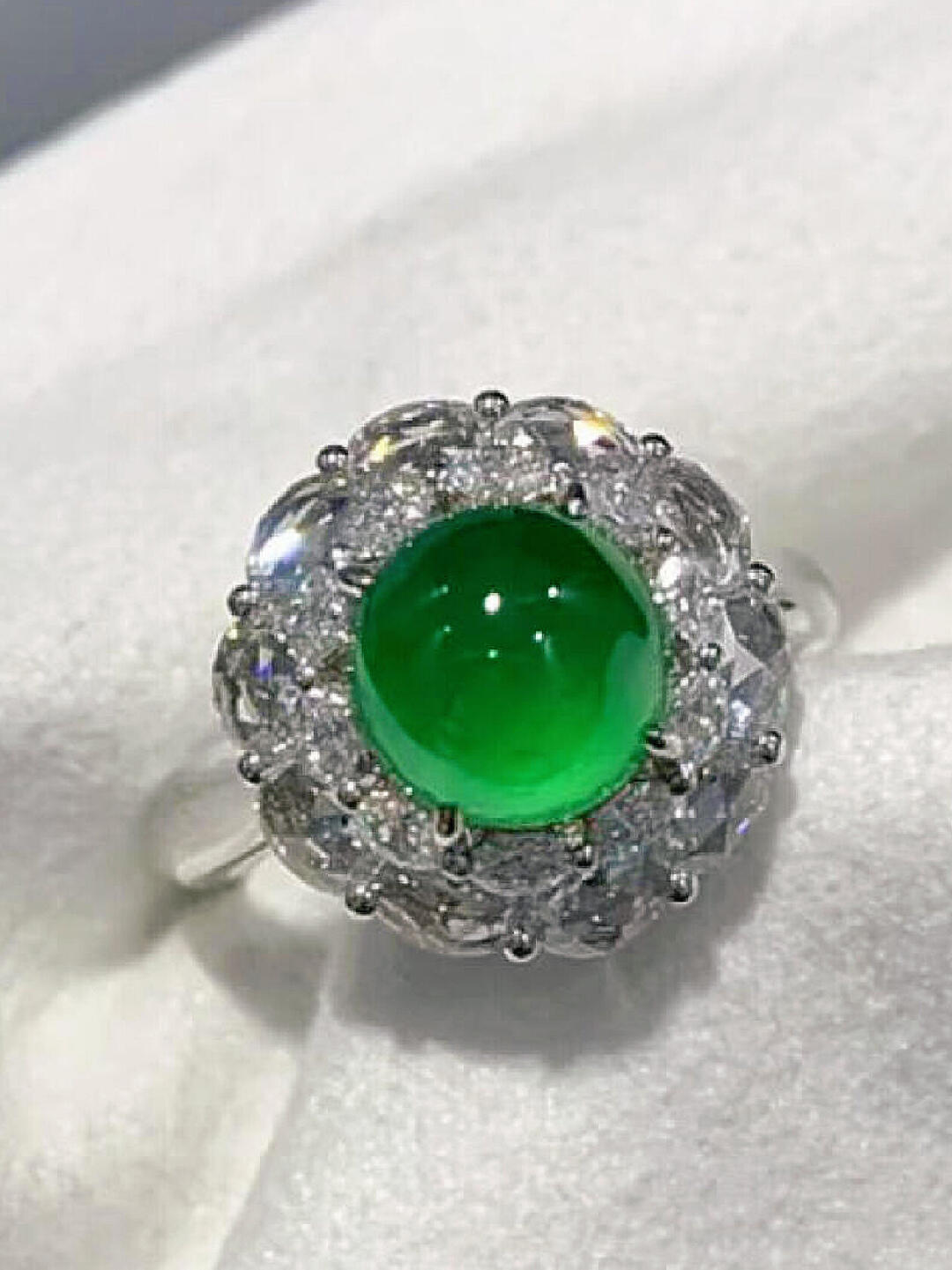 A Green Cabochon So Beautiful It Leaves You Speechless Ring