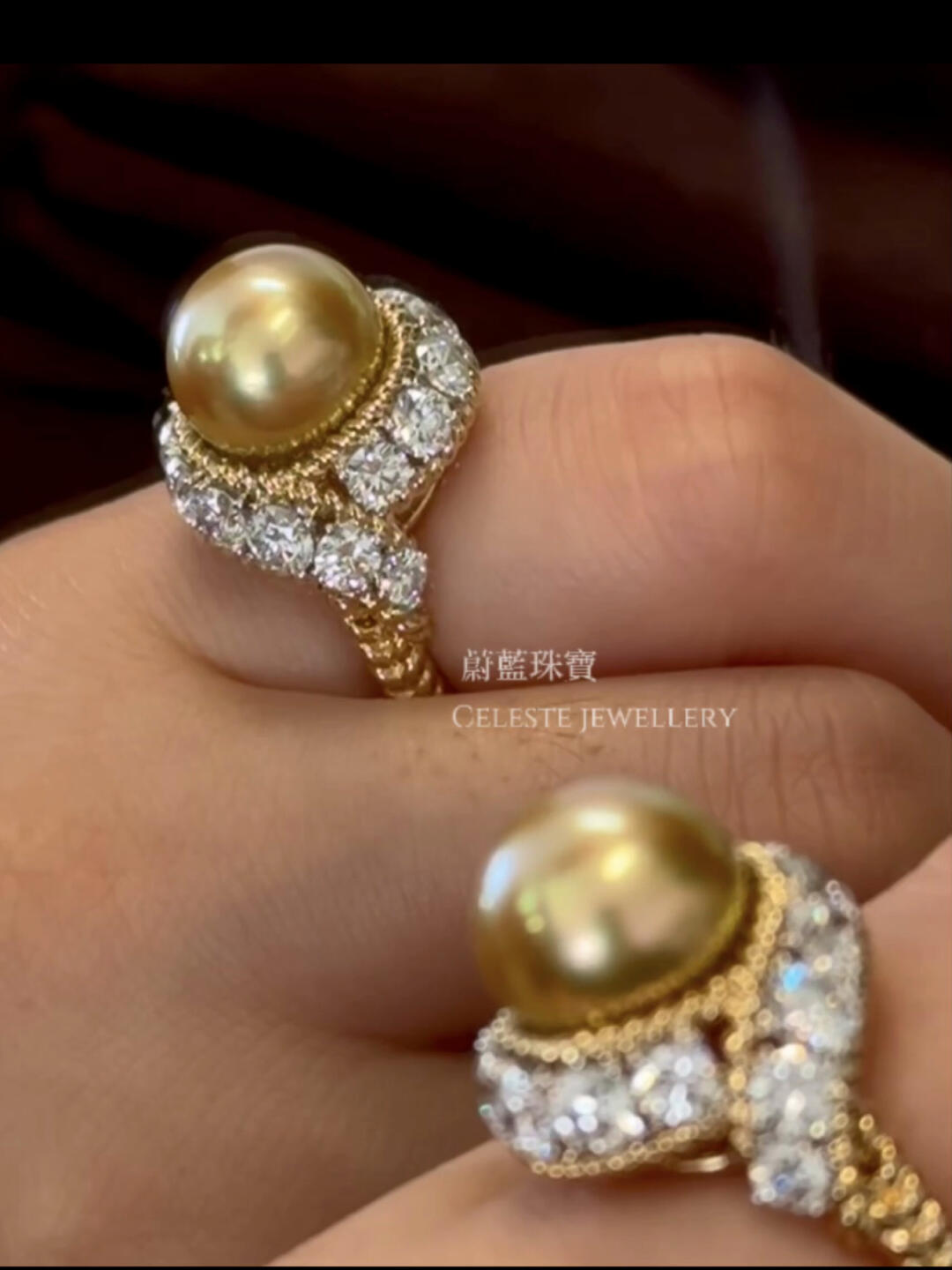 Who Wouldn’t Love a Golden Glow Tahitian South Sea Pearl Ring