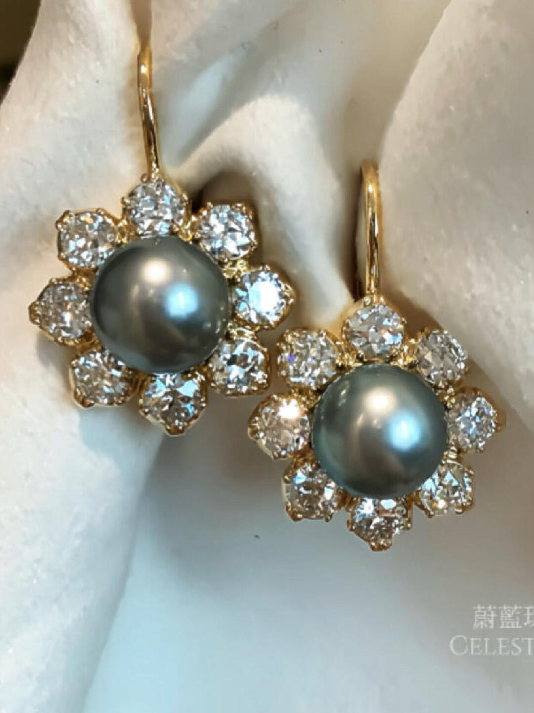 Recreating the feel of antique jewellery earrings