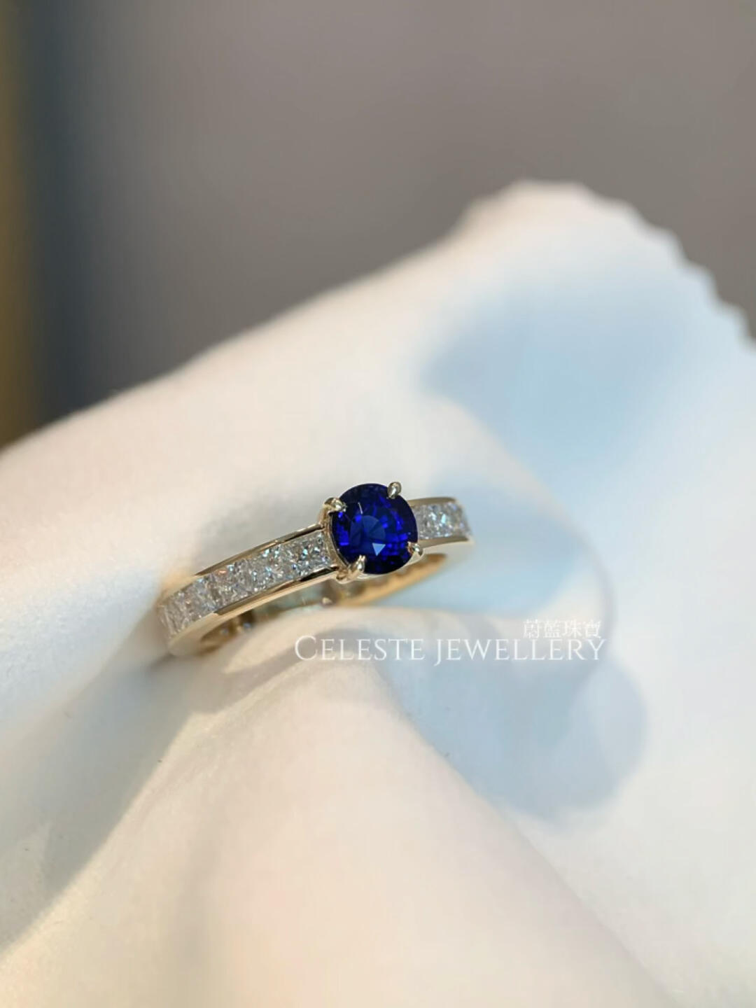 There: A Sapphire Ring That Brightens and Refines the Complexion