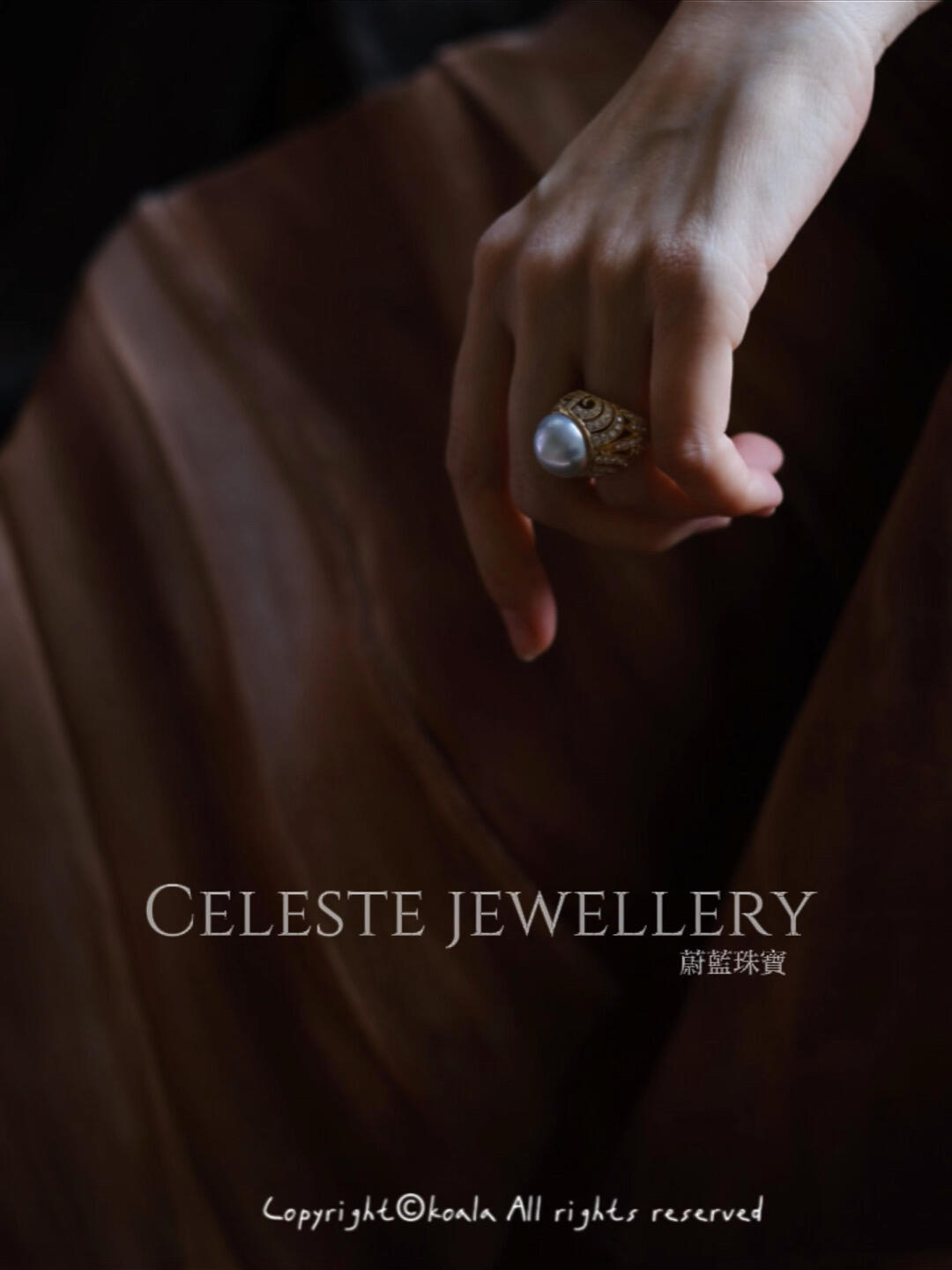 A Rococo-Style Pearl Ring