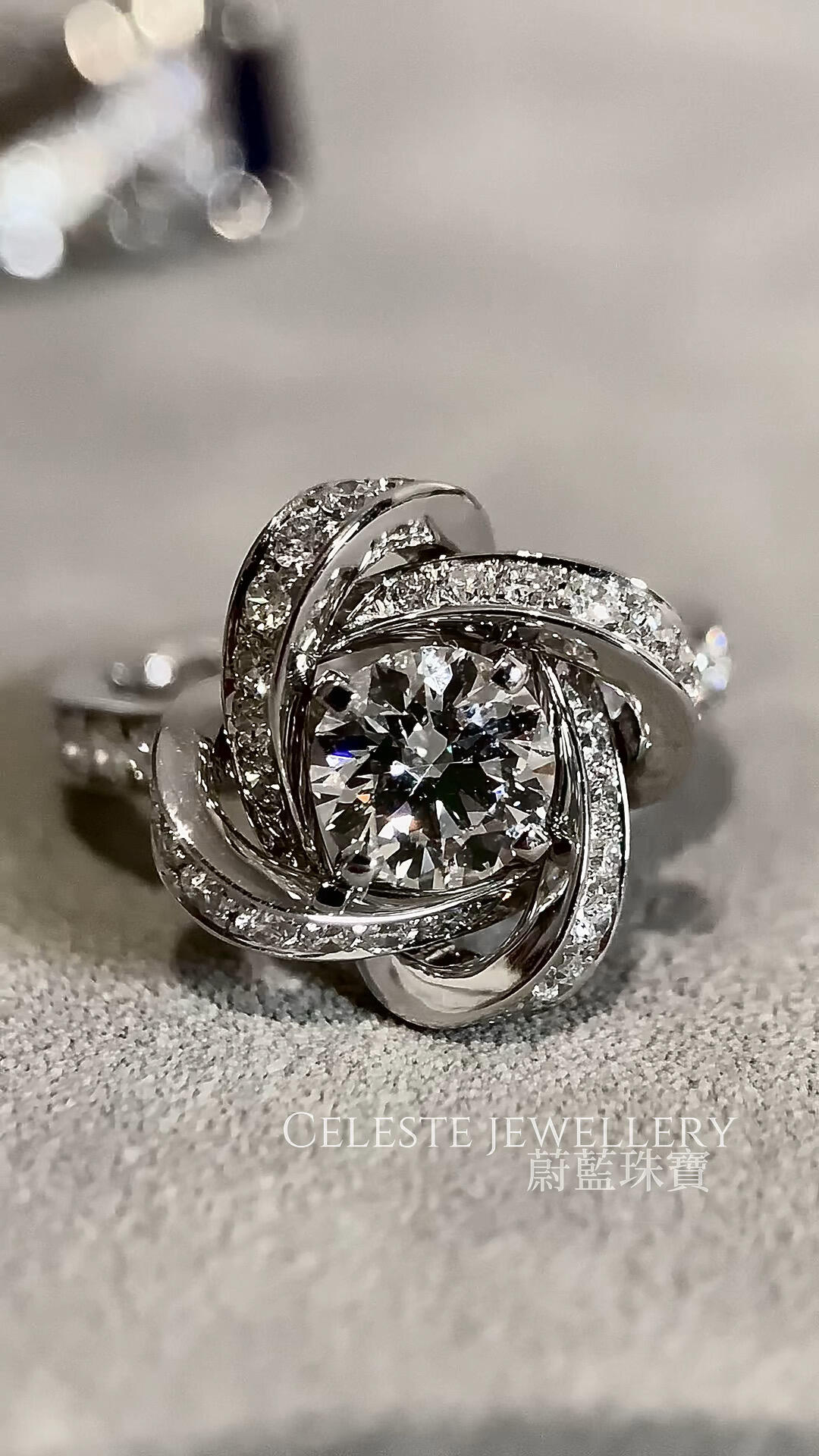 Floral Diamond Ring