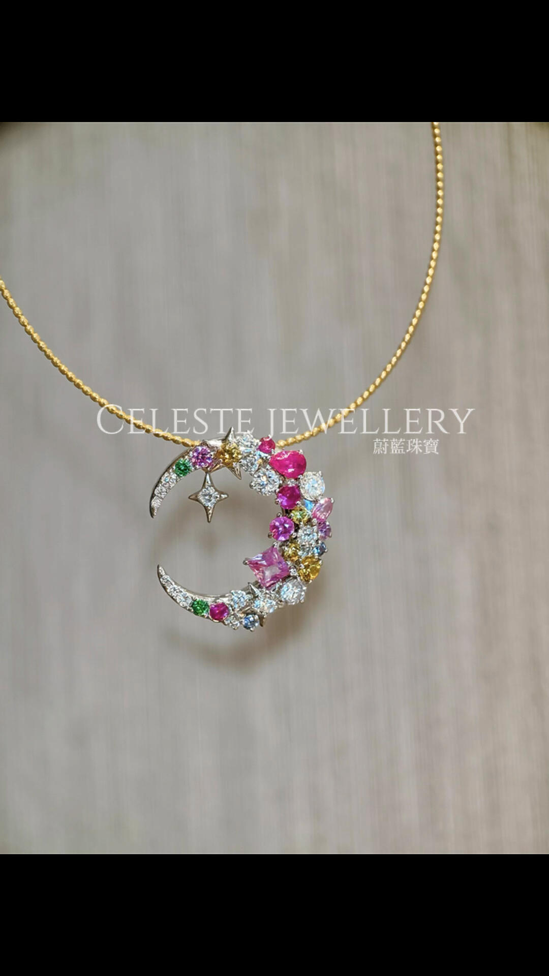 Even tiny odds and ends can become the magic of Sailor Moon necklace