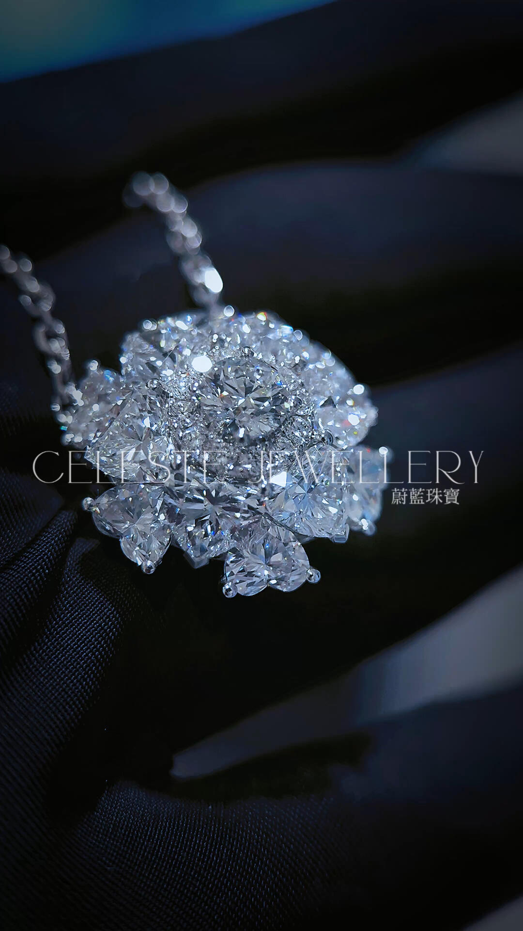 A woman’s best friend necklace