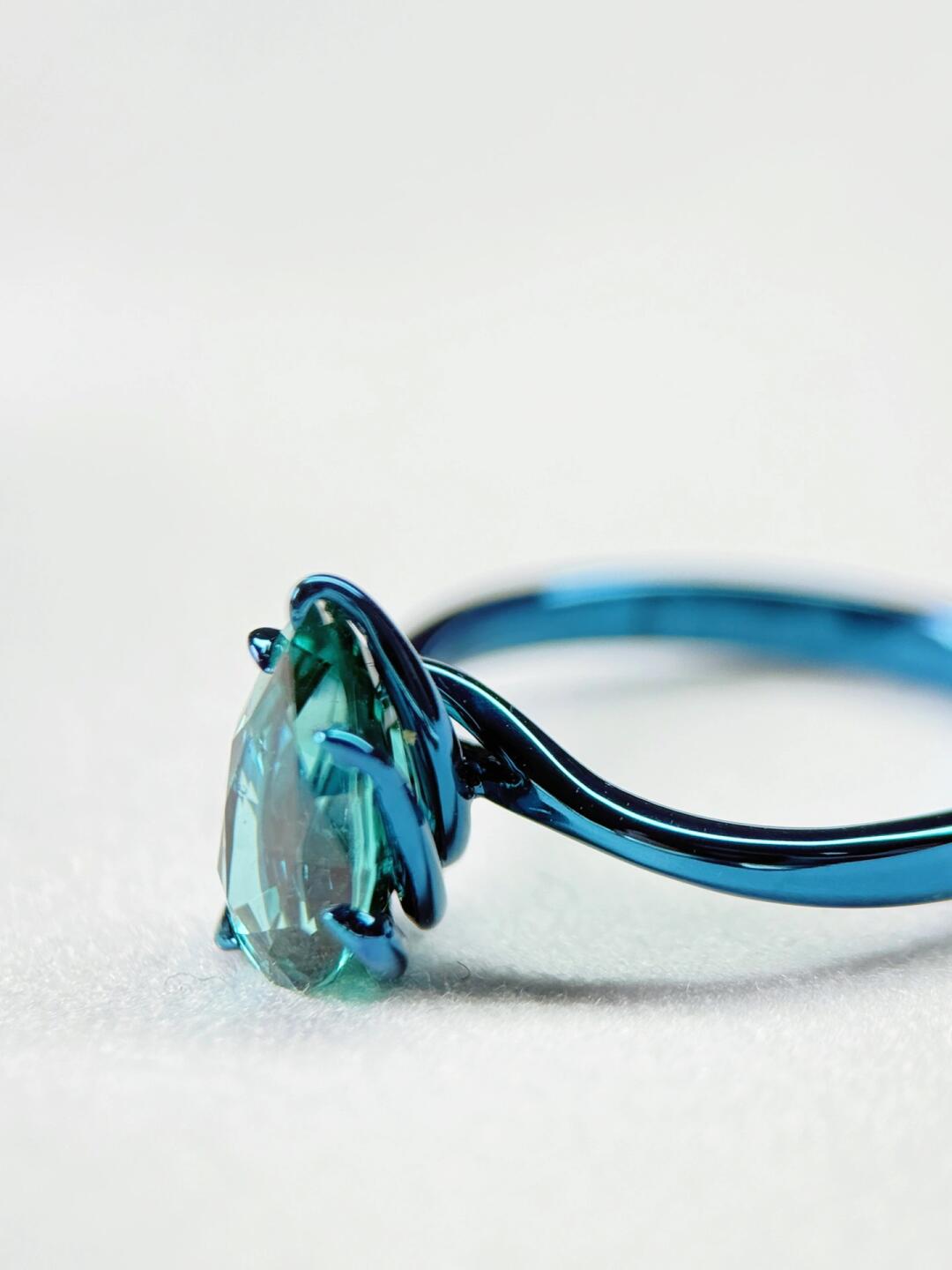 Court tourmaline ring