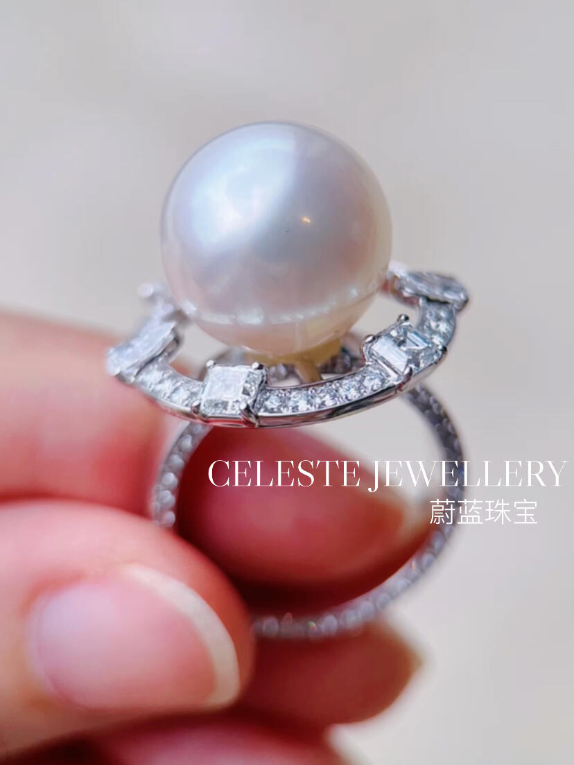 At first glance warning: an Australian South Sea pearl ring that glows, far too refined